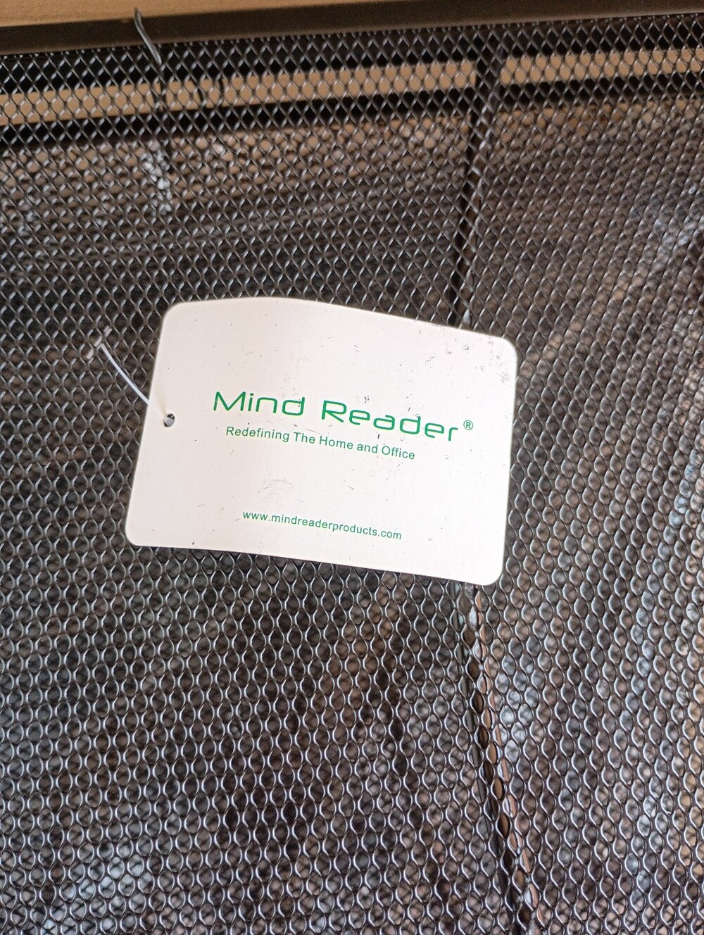 Metal Mesh Computer Monitor Stand and Riser with Pullout Drawer - Picture 7 of 15